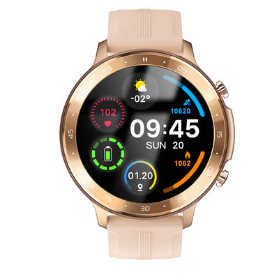 Smart Watch de cristal de la salud de los deportes del Smart Watch RTL8762 del dial de la ronda de ROHS 2.5D